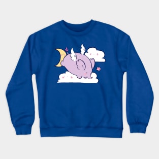 Moon Angel Elephant Crewneck Sweatshirt